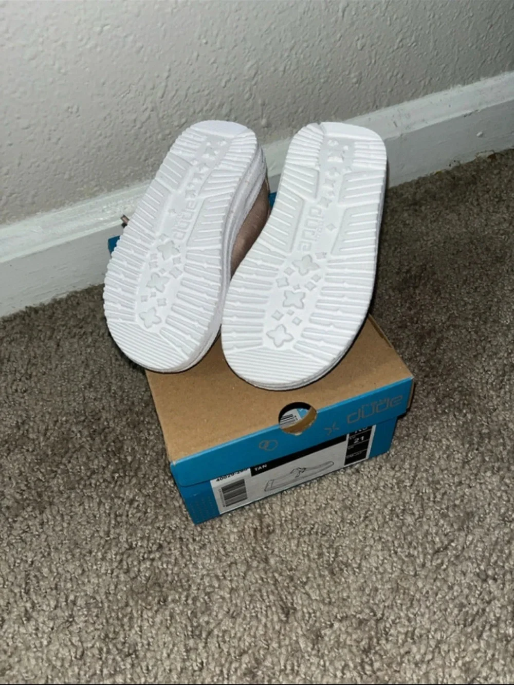 Hey Dude Toddler Slip-On Shoes - Tan